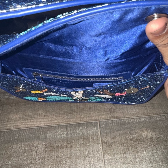 STAUD Navy Beaded Shoulder Bag - Picture 3 of 7